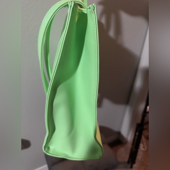 Telfar medium shopper (tote) in color double mint. Very Good Condition - Picture 4 of 9